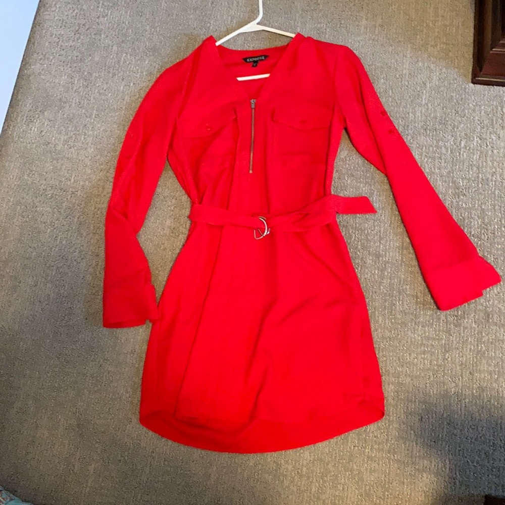 Express polyester dress